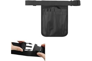 Hpessoterr Nurse Fanny Pack, Adjustable Nurse Waist Pouch,Multi Compartment Nurse Toolkit Bag,Adjustable Belt,Utility Storage