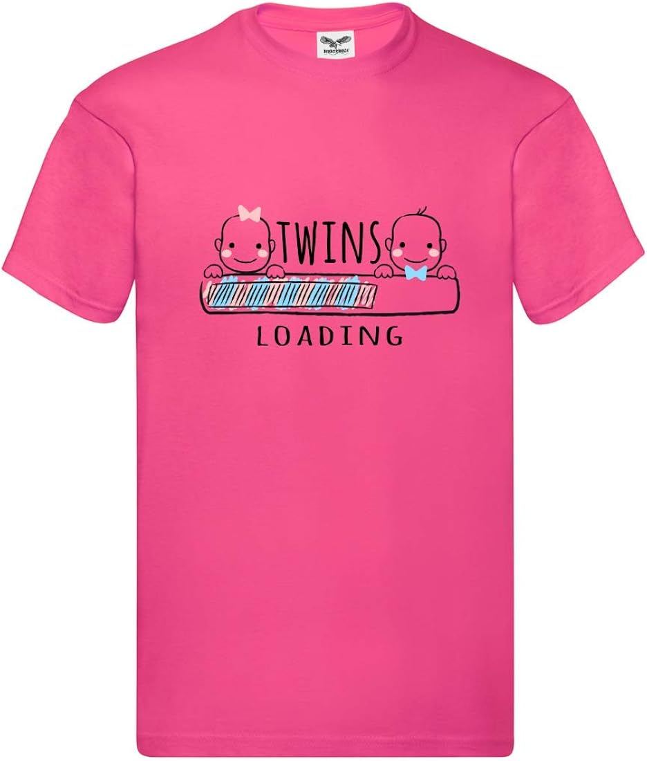 TShirt Twins Loading Zwillinge Geschwister Tshirt Unisex für