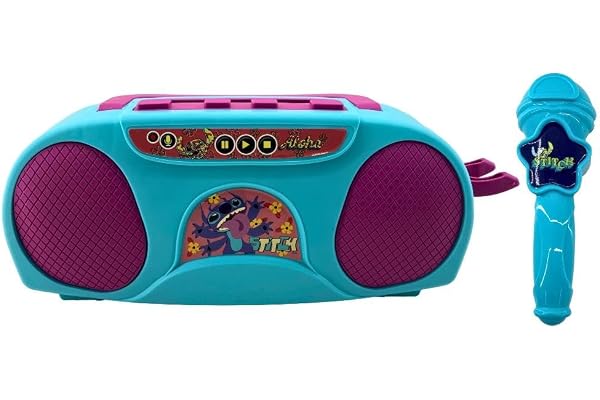 Candide, Boombox Karaokê Stitch, Disney - Com Microfone