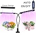 Grow Light, 20W 40 LED Bulbs Auto ON/OFF Plant Grow Lamp Dual Head Timing Grow Lights for Indoor Plants Seedlings with Red/Blue Spectrum Adjustable Gooseneck 3/6/12H Timer 5 Dimmable Levels