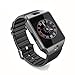 Aosmart Black Bluetooth Touch Screen Smart Wrist Watch Phone Mate with Camera