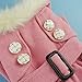 Fitwarm Noble Pink Woolen Pet Clothes for Dog Jackets Coat Dress, Large
