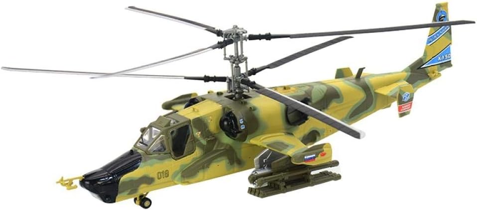 LTWAAXP Airplane Model Building pre-Built 1:72 Ka-50 Black Shark coaxial Rotor Armed Scout Helicopter Hobby Collectible Finished Plastic Aircraft Model