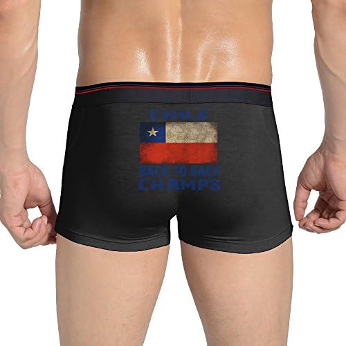 Naiou Men's Back To Back Champs Chile Boxer Brief Black