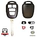 New 4 Button Replacement Shell, Buttons & Duracell Battery Replacement for Toyota Remote Key Head
