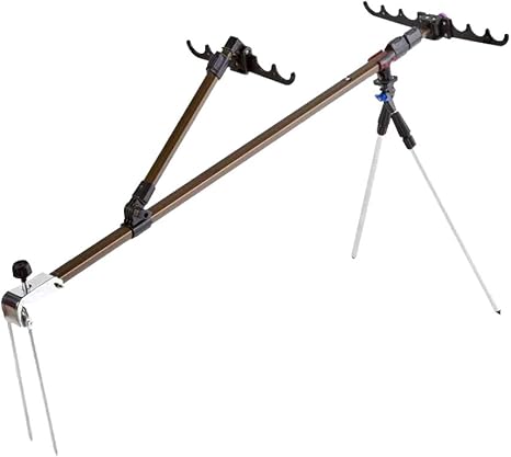 Amazon Co Jp Rakuby 釣りロッドホルダー 折りたたみ アルミ合金製 耐久性 収納便利 竿かけホルダー 魚柱スタンド ホーム キッチン