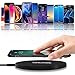 Novastone Fast Wireless Charger, 10W Fast Qi Certified Charging Pad Compatible with XS Max/XS/XR/X, iPhone 8/8 Plus, Samsung Galaxy S9/S9 Plus/S8/S8 Plus, S7/S7 Edge, Note 8 (Black,1-Pack)