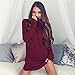 High-necked Sweater Dress,Morecome Womens Casual Long Sleeve Jumper Turtleneck Sweaters (S)