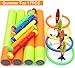 heytech 17 Pack Dive Pool Toys Blaster Foam Water Gun Torpedo Dive Rings and Diving Sticks Pool Dive Toy Set
