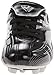 Vizari Striker FG Soccer Shoes | Firm Ground Cleats for Outdoor Surfaces | Lightweight and Easy to wear Youth Outdoor Soccer Cleats | Black/ Silver | 1 Little Kid