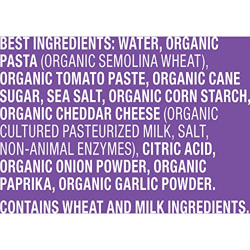 ANNIE’S ORGANIC BERNIE O’S, CANNED PASTA IN TOMATO AND CHEESE SAUCE, 15 OZ
