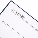 evelay 2027 Diary A5 Week to View Navy Hardback with Ribbon Bookmark view 7
