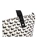WongSinTong Women Large Canvas Handbag Tote Cat Printed Cute Shoulder Bag and Wallet 2 Piece Sets