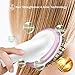 2 in 1 Ionic Hair Dryer and Hair Straightener Brush, MCH Heating Hair Straightening Irons, Negative lons Hair Drying and Hair Straightening, Use with Both Wet and Dry Hair, Hot Air and Cold Air, 1000W