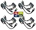 Evertech 8 Megapixel HD-CVI/TVI/AHD/CVBS Passive Video Audio Power Balun Cat5 Cat6 Data Transmitter via UTP Cable - 4 Pairs