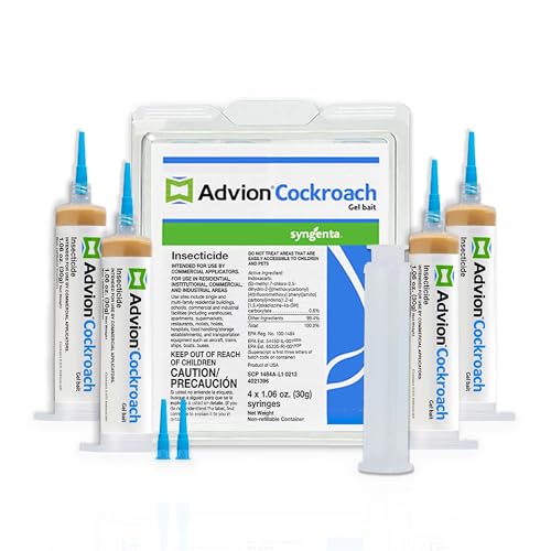 Syngenta 383920 Advion Cockroach Gel Bait 4 X 30 Gram Tubes Roach