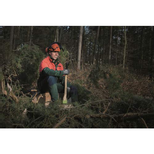 Holzaxt Professional 1250g grün, Hickorystiel 700mm, Wagnum – Bild 3