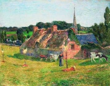 Amazon Com Oil Painting Lollichon S Field And The Church Of Pont