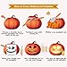 D-FantiX Halloween Pumpkin Carving Kit, 13 Pieces Professional Stainless Steel Pumpkin Carving Tools Kit with Stencils and Carrying Case - Carve Sculpt Jack-O-Lanterns Halloween Decorations DIY