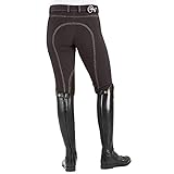 Ovation Women's Euro Melange Zip Front Knee Patch