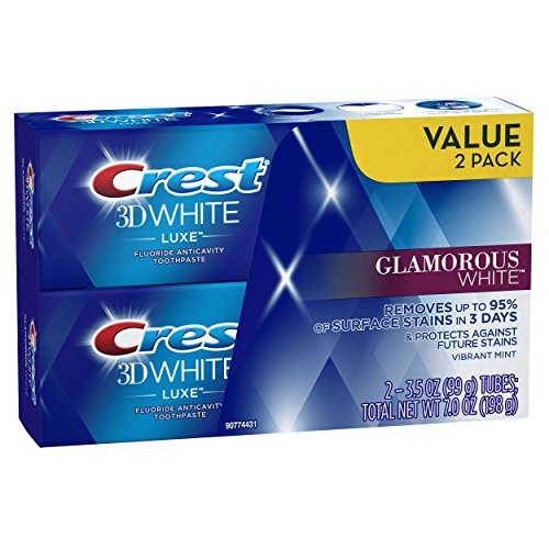Crest Twin Pack 3D White Luxe Glamorous White Toothpaste, 3.5 Ounce (Pack of 2) Pricepulse