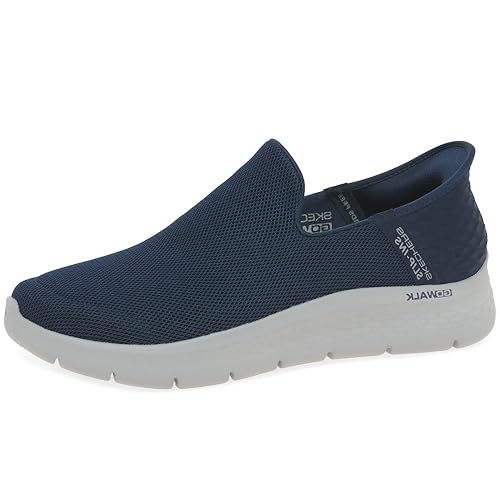 Skechers Men's Free Slip-Ins: Go Walk Flex No Hands Sneaker, Navy, 7