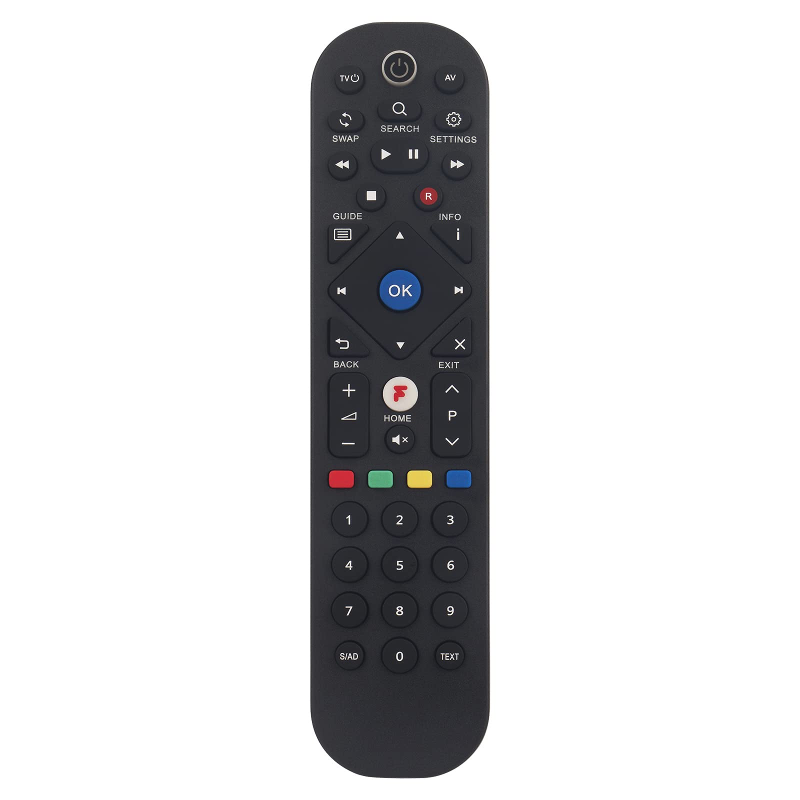 VINABTY Replacement Remote Control Fit for Manhattan T3 Freeview Play Box, NOT Manhattan T3·R