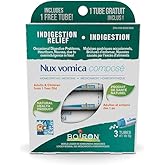 Boiron Nux Vomica Compose, Homeopathic Medicine for indigestion Relief, Digestive Problems, Heartburn, and Nausea from Overin