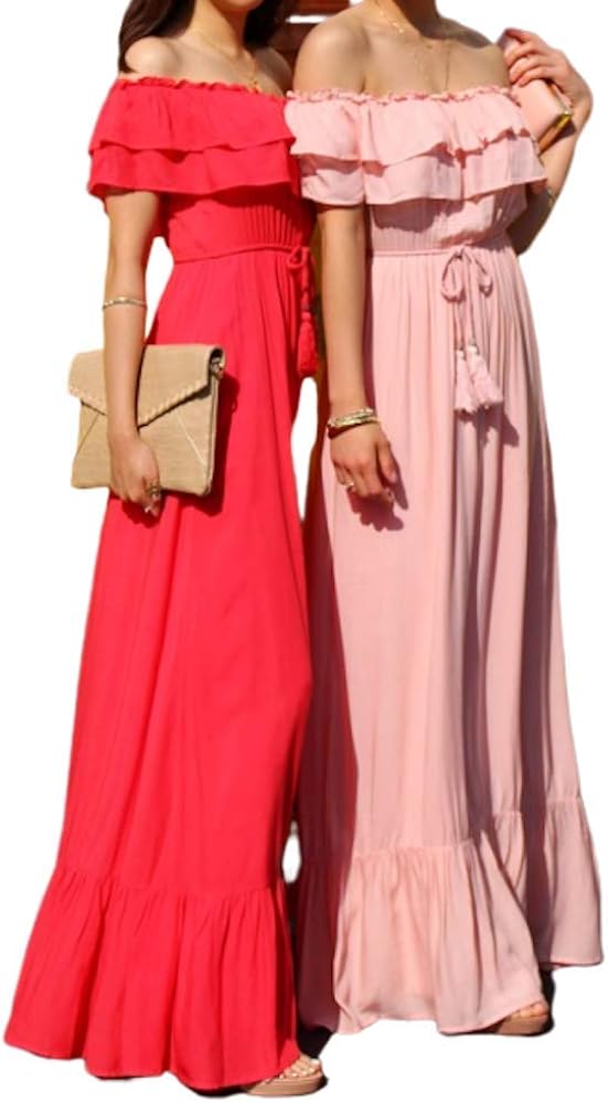 ruffle maxi