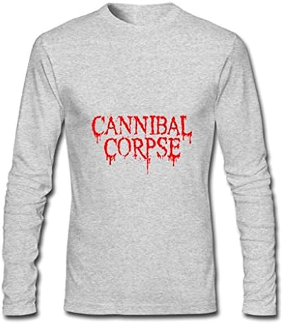 Braitree Cannibal Corpse Band Print Custom Mens Long Sleeve T-shirt