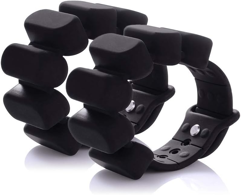 TOSAMC Durable Wrist Weights - Wearable Weight Bracelet Intensify Fitness, Exercise, Walking, Jogging, Gymnastics, Aerobics, Yoga, Gym; 2pics Set.