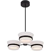 Kalco 517371MB Anel Chandelier, Matte Black