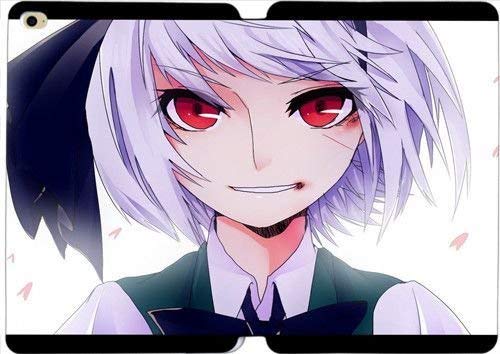 Ipad Mini 4 Case Pu Leather Touhou Games Anime Boy Red Eyes