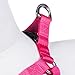Blueberry Pet Essentials Step-in Dog Harness, Large Size | Adjustable French Pink Vest | Classic Solid Nylon for Boy & Girl Dogs, Chest Girth 26