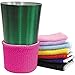 Terry Assorted Colors Beverage Drink Covers Set 8