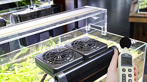 YueYueZou® Aquarium Chillers Cooling Fan, ColdWind Cooling System for Salt/Fresh Water (2 Fan)