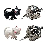 Joie Black and White Meow Tea Infuser 2-Pack