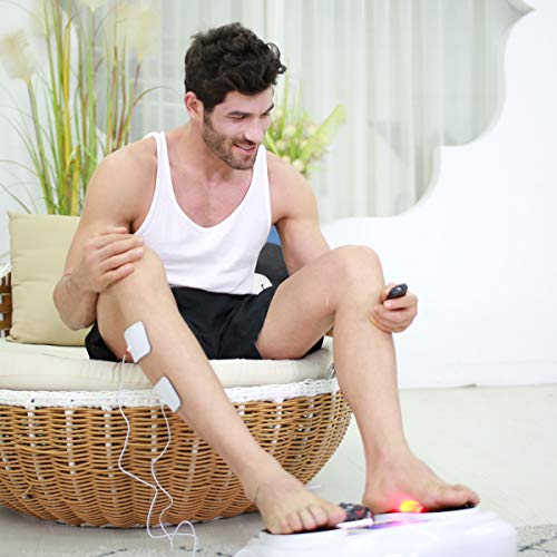 Foot Circulation Device for Neuropathy Pain Relief - Boost Circulation EMS Leg & Foot Massager Machine with Infrared Therapy - Thumbnail 4