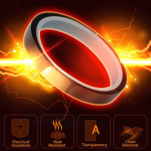 WIRESTER 5 Rolls 10mm X 30m (100ft) High Temperature Heat Resistant Tape Electronic Polyimide Tape for Masking, Soldering, Electrical, Heat Transfer Vinyl, 3D Printers