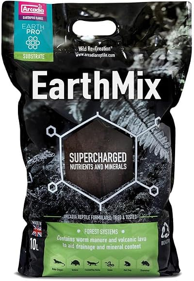 Arcadia Earth Mix Substrate 10 Litres Bio-active Vivarium Soil