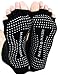 Mato & Hash Toeless Half Toe Yoga Socks With Grip