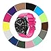 Midenso Bands for Gear S3 Frontier/Classic/Moto 360 2nd Gen 46mm Watch Silicone Bracelet, Sports Silicone Band Strap Replacement Wristband for Samsung Gear S3 Frontier / S3 Classic (Hot Pink)