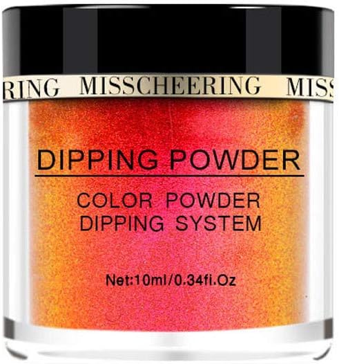 Ktyssp Shiny Nail Art Polymer Acrylic Powder Extension Dipping Glitter Powder Nail Art (J)