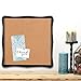 Quartet Corkboard, Framed Bulletin Board, 14 x 14 inches Cork Board, Home Organization, Black Frame (50722)
