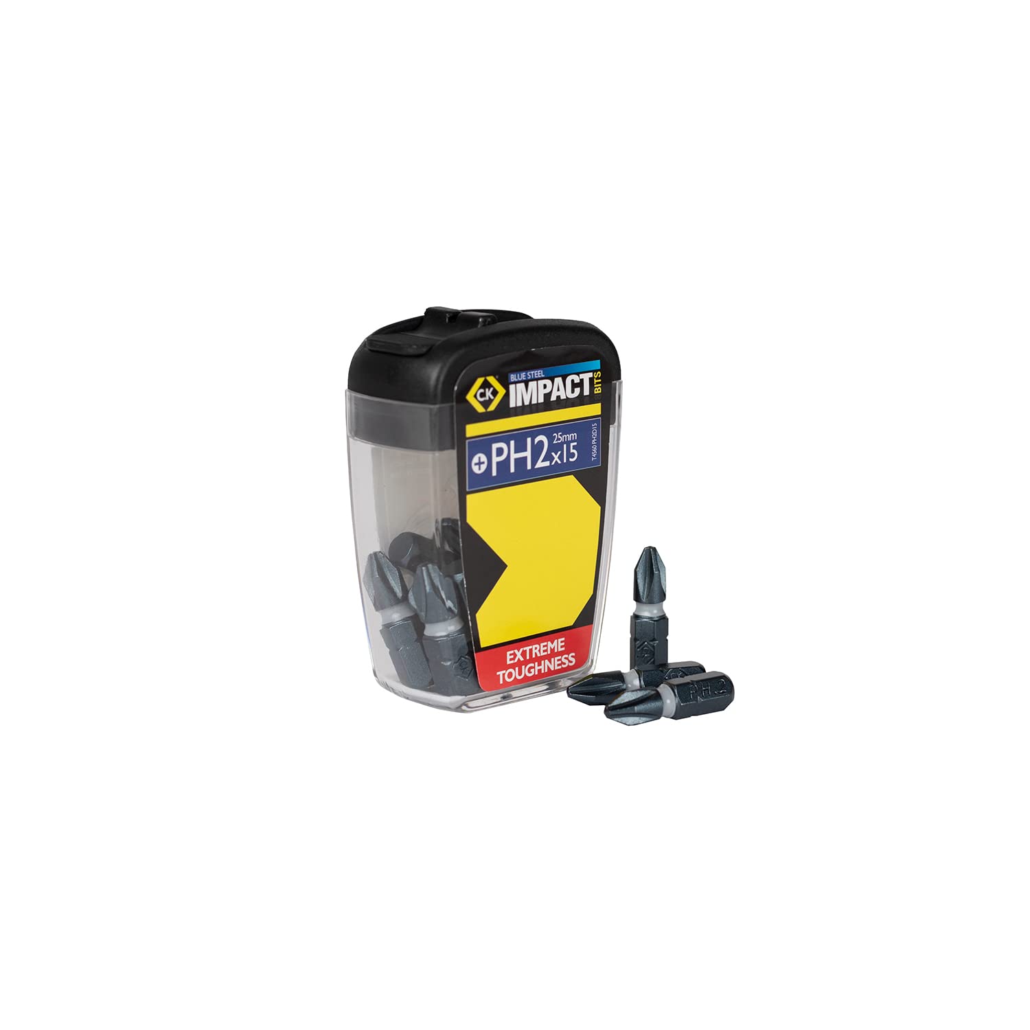 Blue Steel Impact Screwdriver Bit 25mm PH2 Box of 15