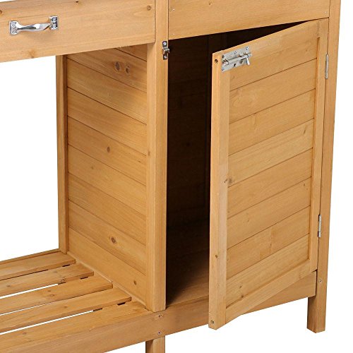 5 Yaheetech+Outdoor+Potting+Tabletop+Cabinet