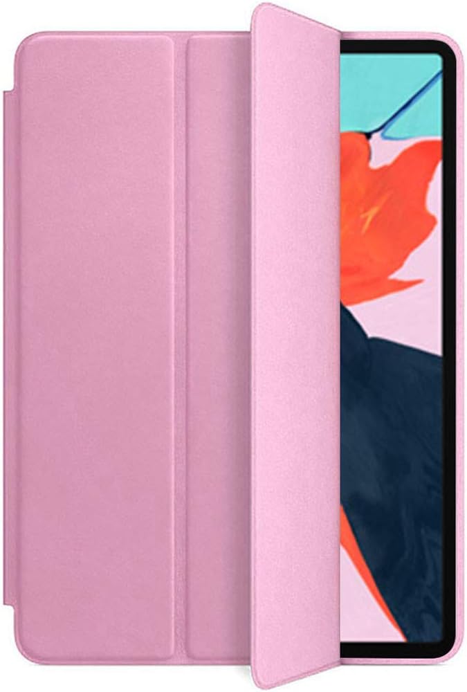 Diadia Fit iPad Pro 11/12.9 2018 Folio Leather Wallet Card Stand Case Cover with Pencil Holder Fit iPad Pro 12.9 (11" Pink)