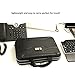 Electronics Organizer Travel Cable Cord Wire Bag Accessories Gadget Gear Storage Hard Cases for 10.5 Inch Tablet (Black)