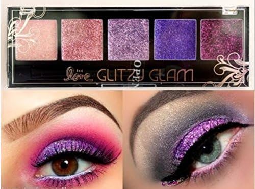 5 NEW Eye shadow Color Makeup PRO GLITTER Eyeshadow PALETTE