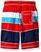 Nautica Boys Printed Stripe Swim Trunk